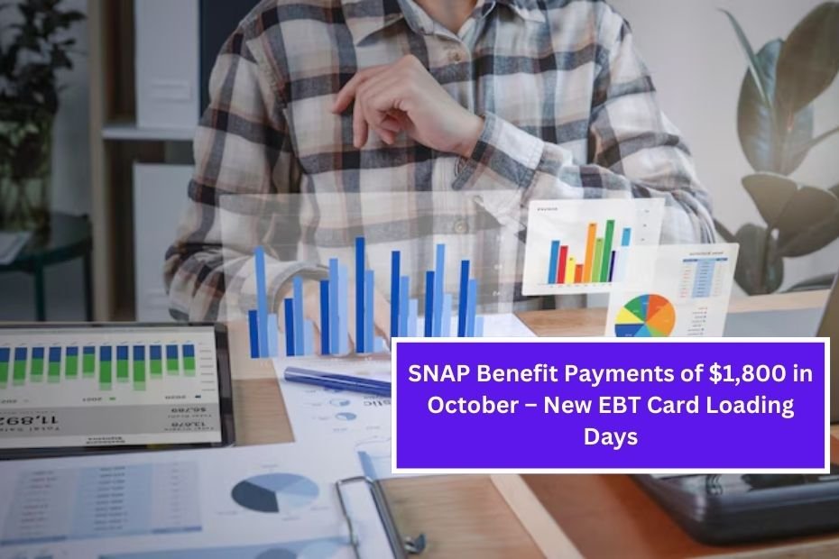 SNAP Benefit Payments of $1,800 in October – New EBT Card Loading Days